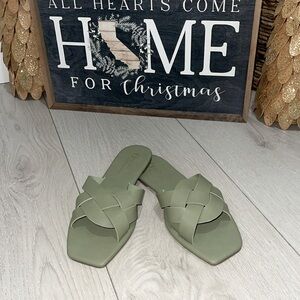 Sage Green Sandals Sz 7